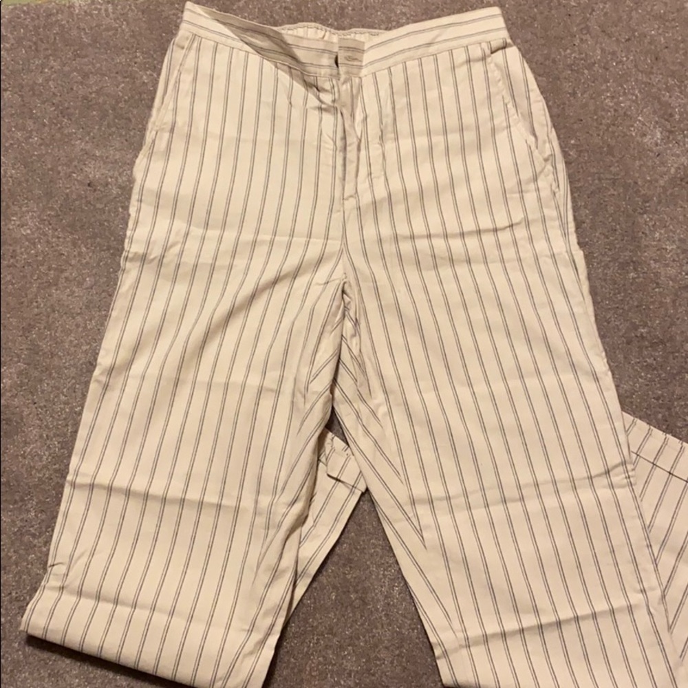 Pinstripe pants